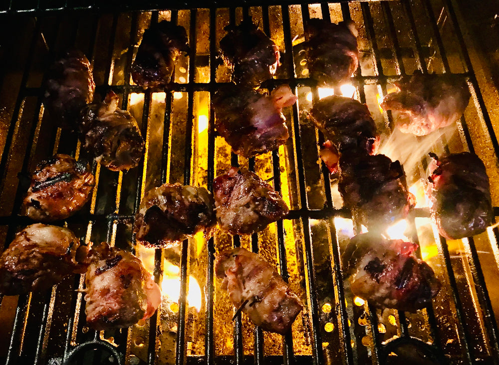 Recipe image placeholder for Maple Bacon-Wrapped Venison.